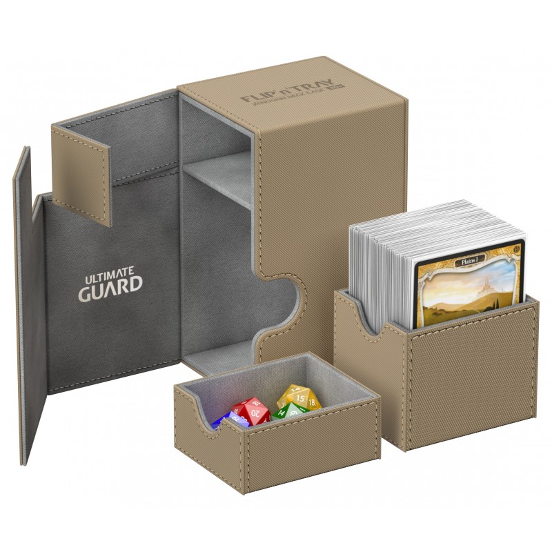 Ultimate Guard Flip'n'Tray™ 80Card Deck Box, Sand